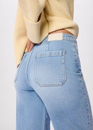 Stretch Straight Ankle Jean