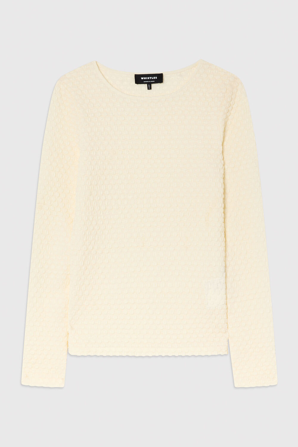 Textured Circle Jersey Top
