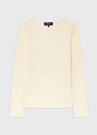 Textured Circle Jersey Top