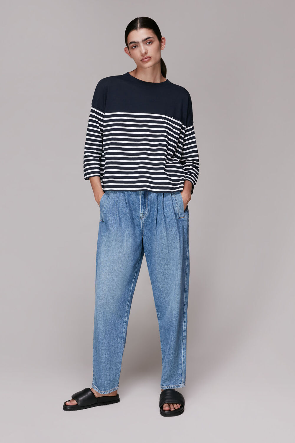 Breton Cotton Pocket Top