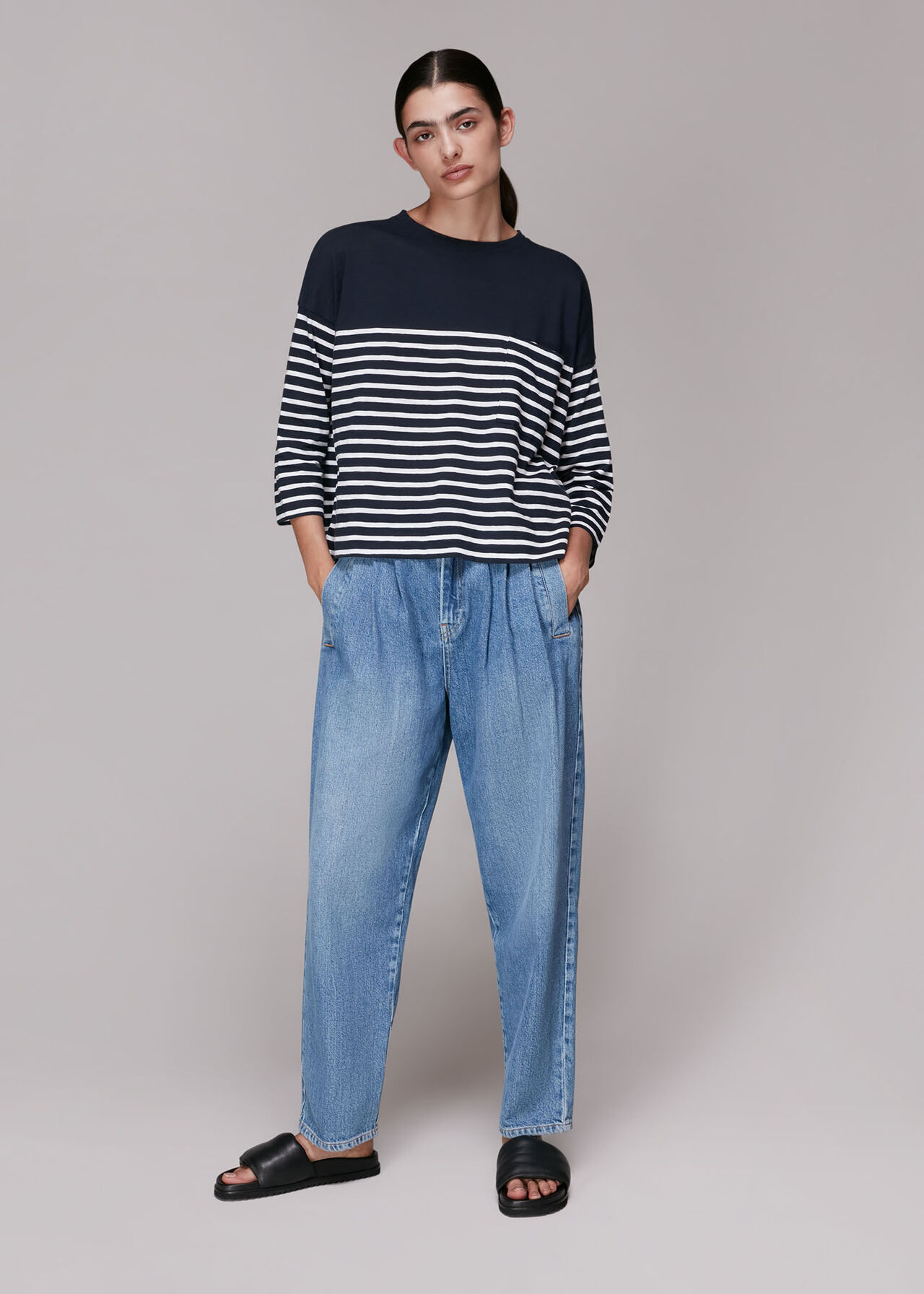 Breton Cotton Pocket Top