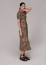 Anya Patchwork Animal Dress