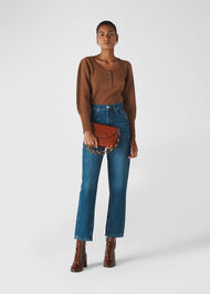 Millie Rib Wool Knit Brown