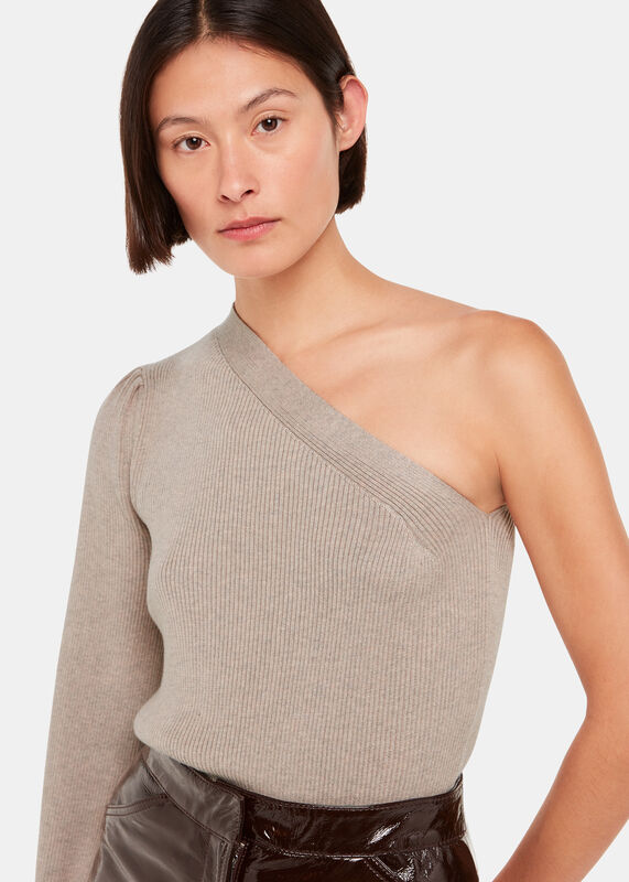 One Shoulder Knit