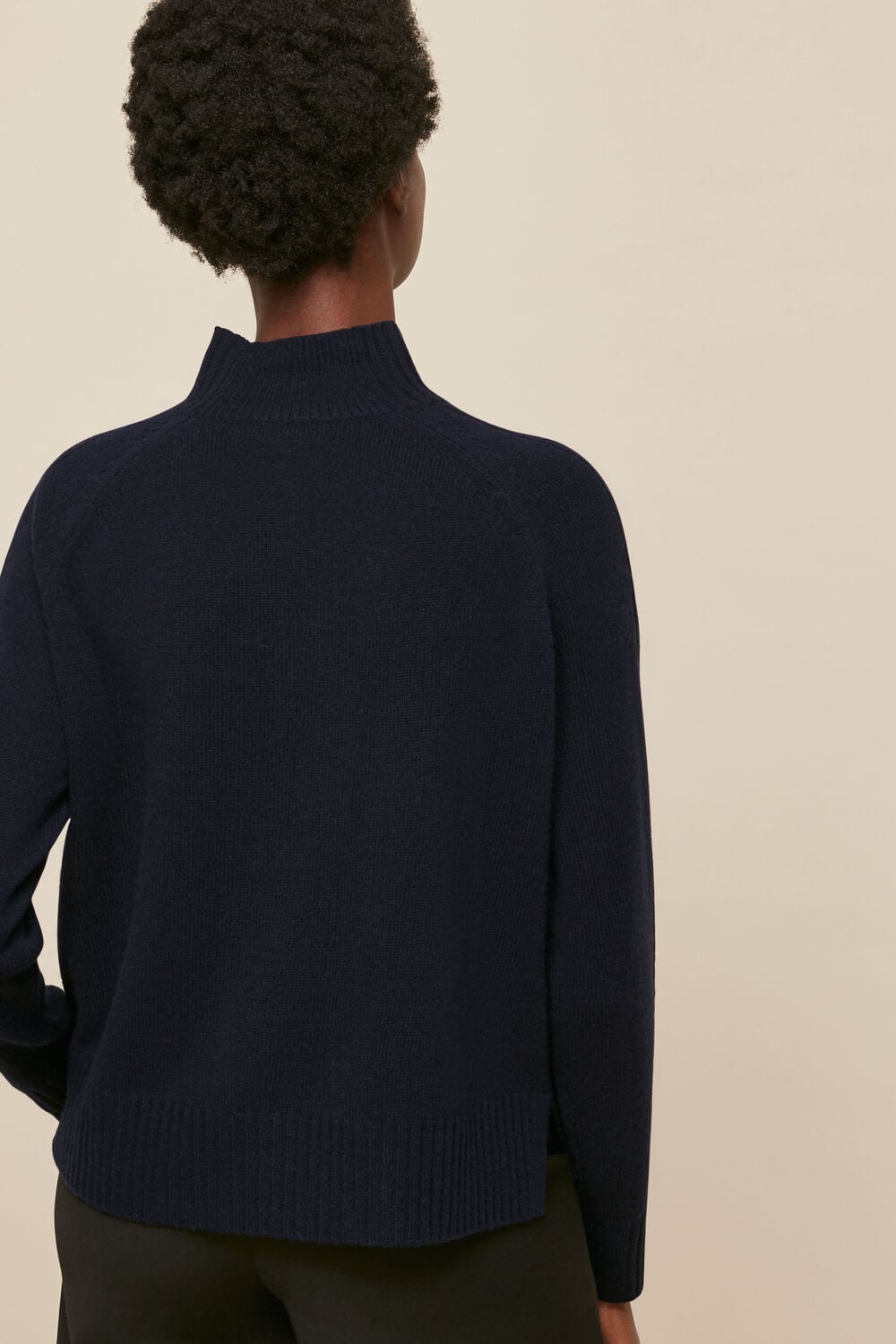 Funnel Neck Merino Knit