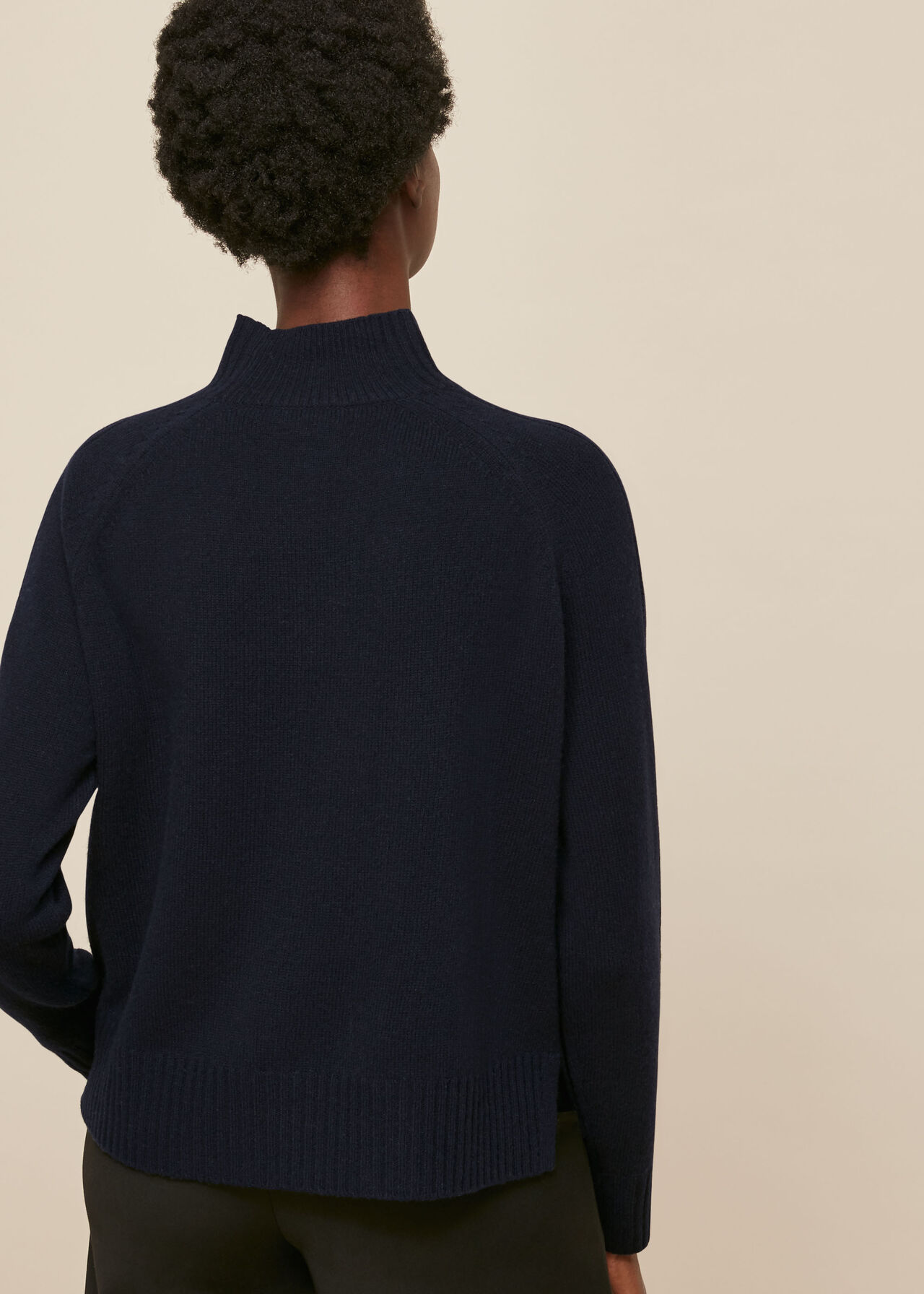 Funnel Neck Merino Knit