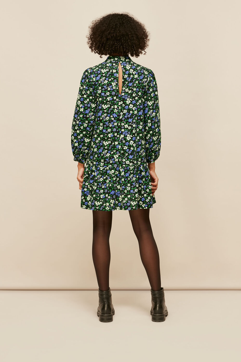 Multicolour Floral Baby Cord Dress