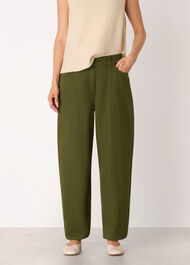 Casual Cotton Barrel Trouser