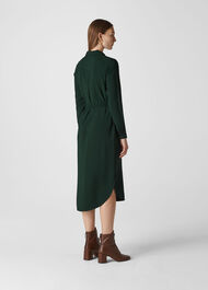 Montana Shirt Dress Dark Green