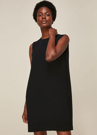 Cocoon Crepe Dress