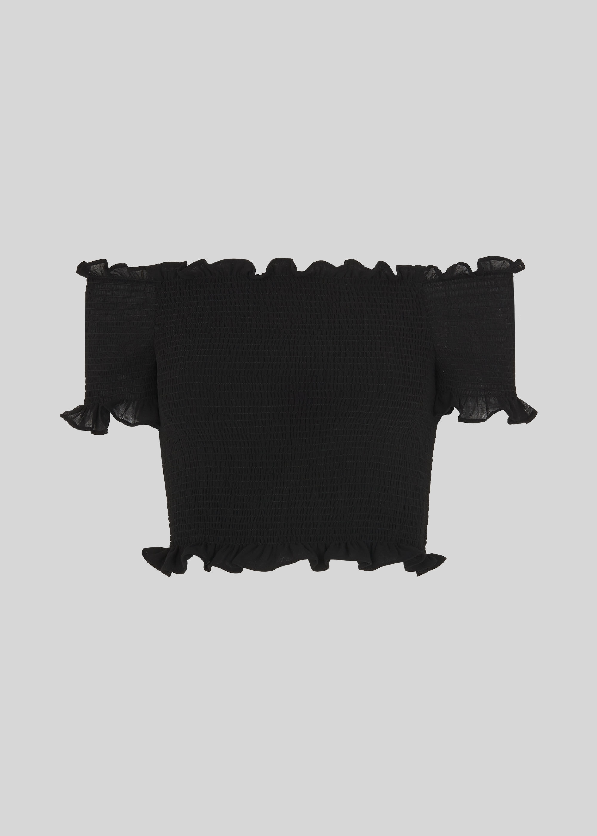 Smocked bardot top outlet