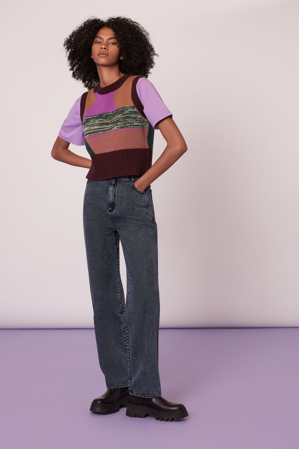 Acid Wash Denim Jeans