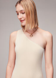 One Shoulder Knit Dress