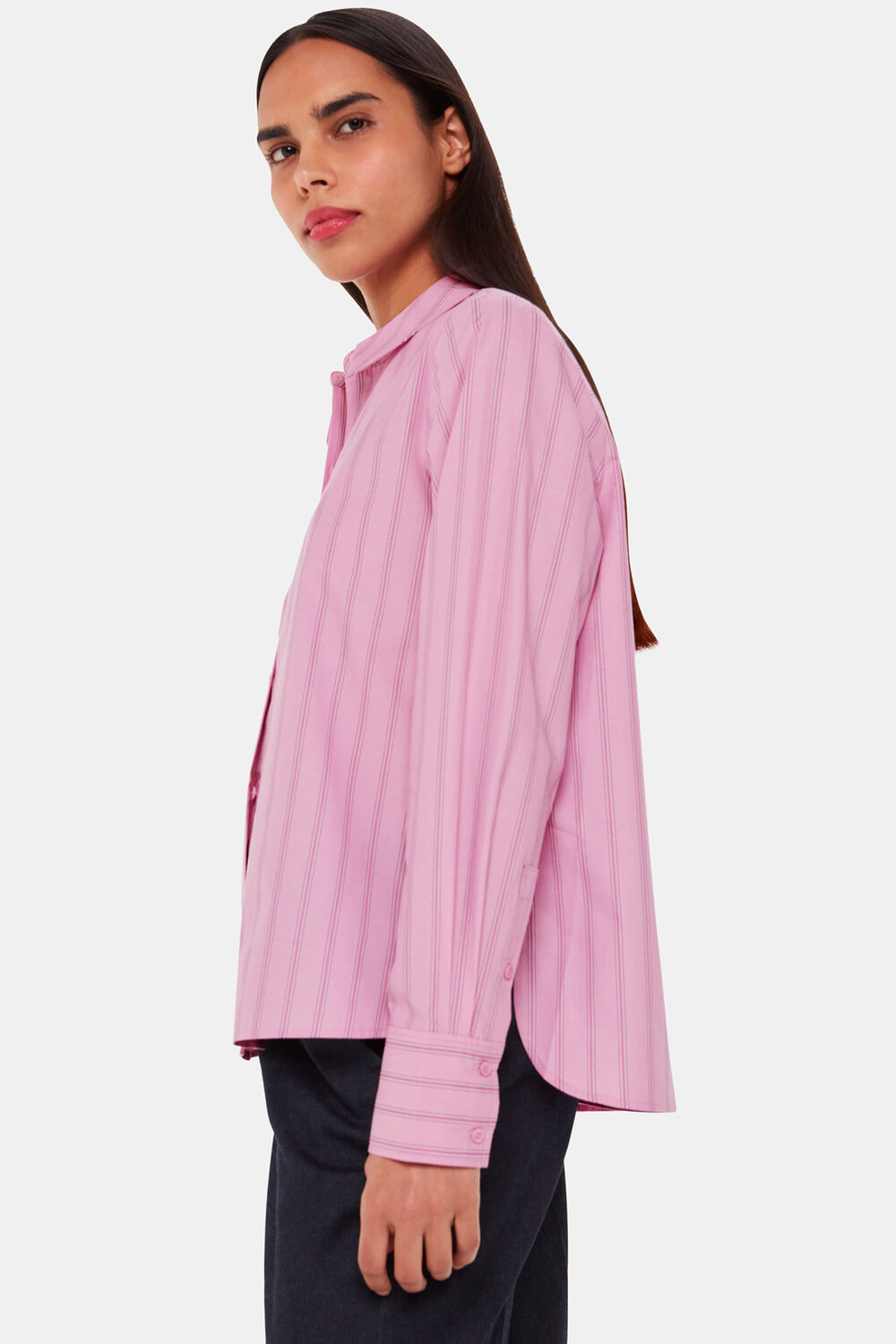 Stripe Boxy Fit Shirt