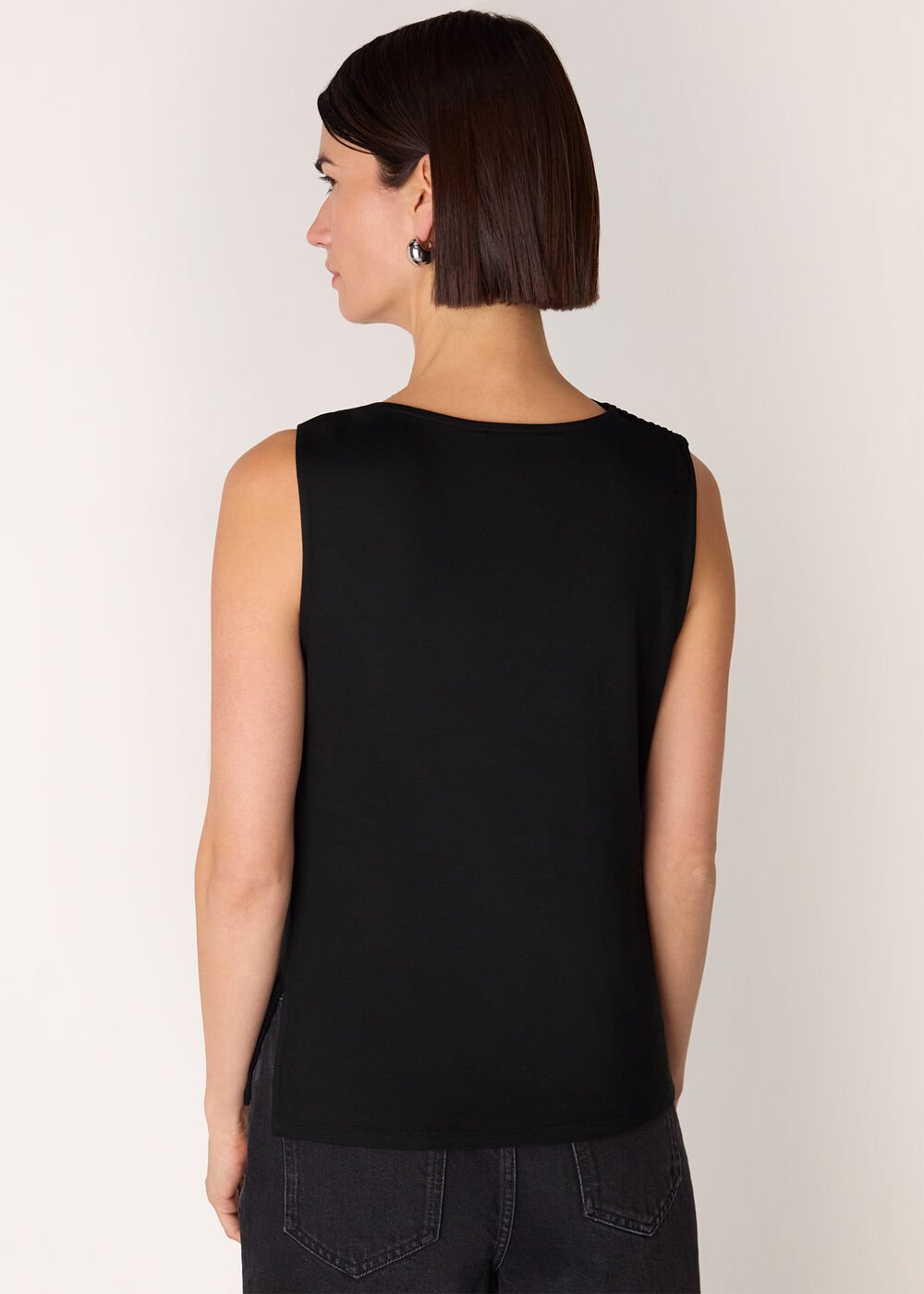 Ring Detail Sleeveless Top