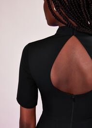 Fringe Detail Mini Dress