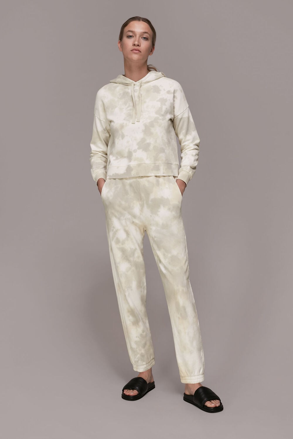 Neutral Tie Dye Hoodie