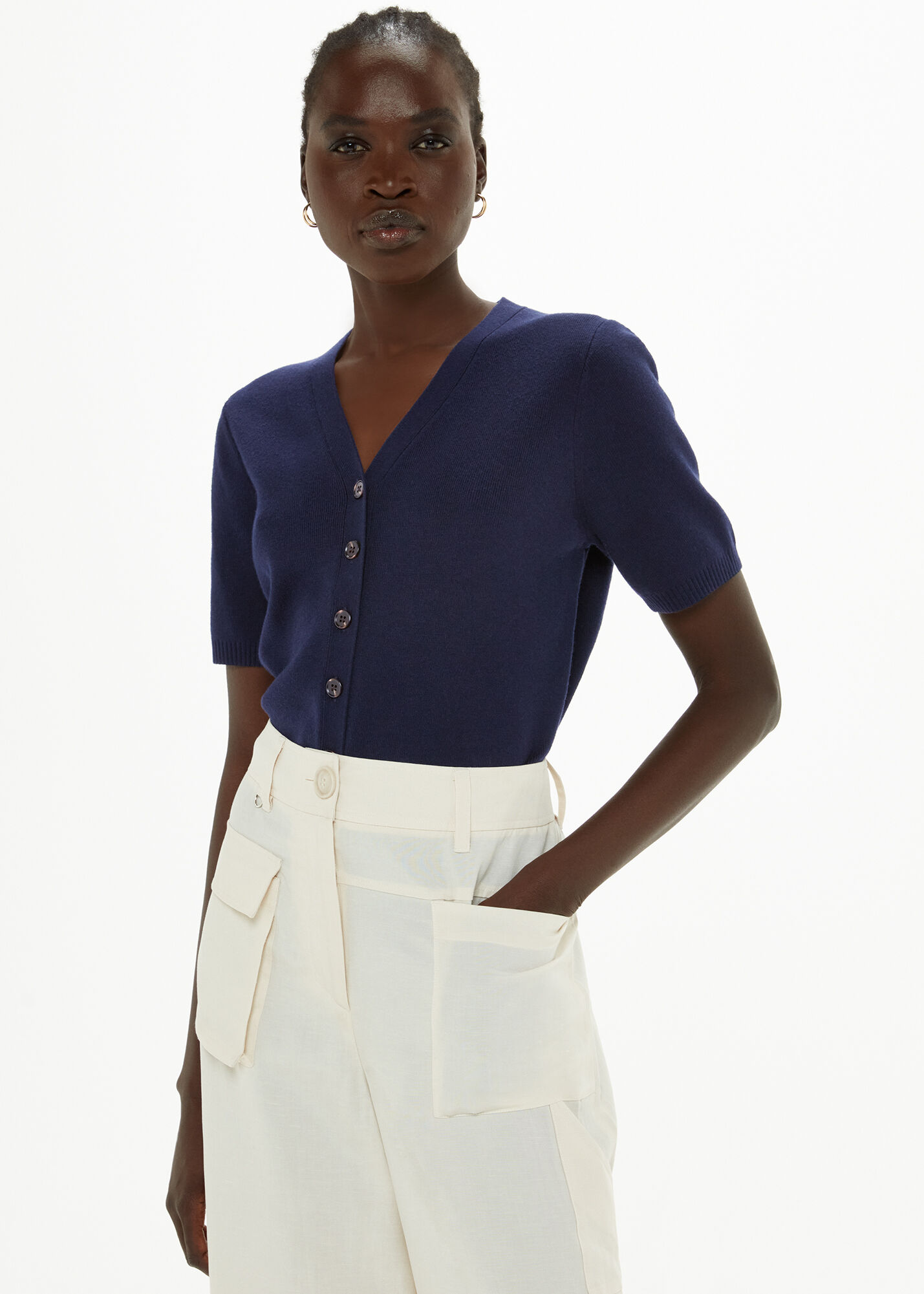 Short sleeve cardigan shirt sale