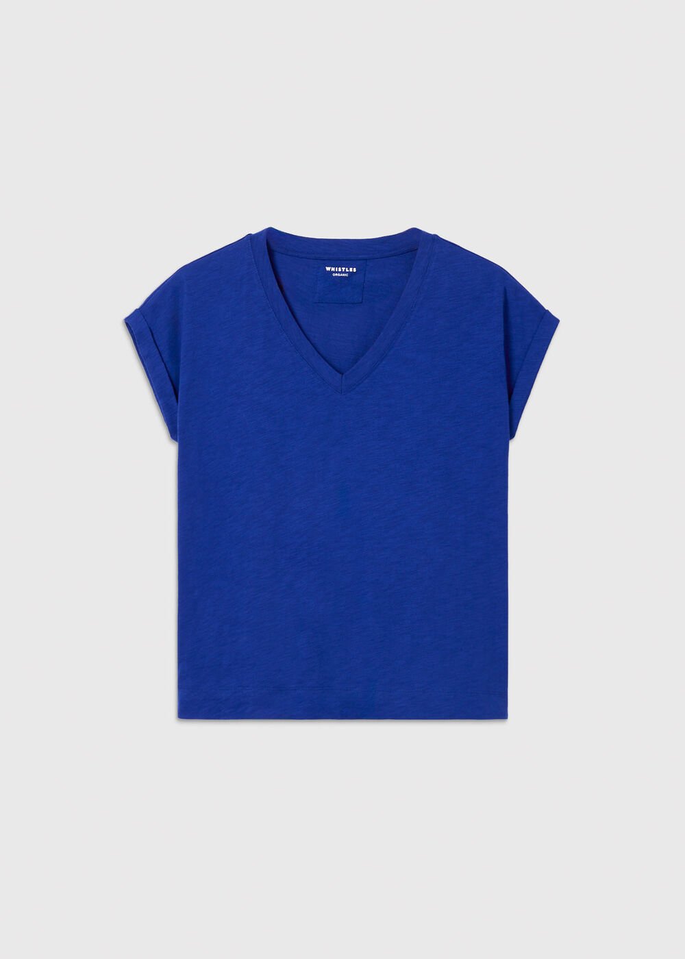 Willa V-Neck Cap Sleeve Tee
