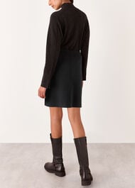 Patch Pocket Knitted Skirt