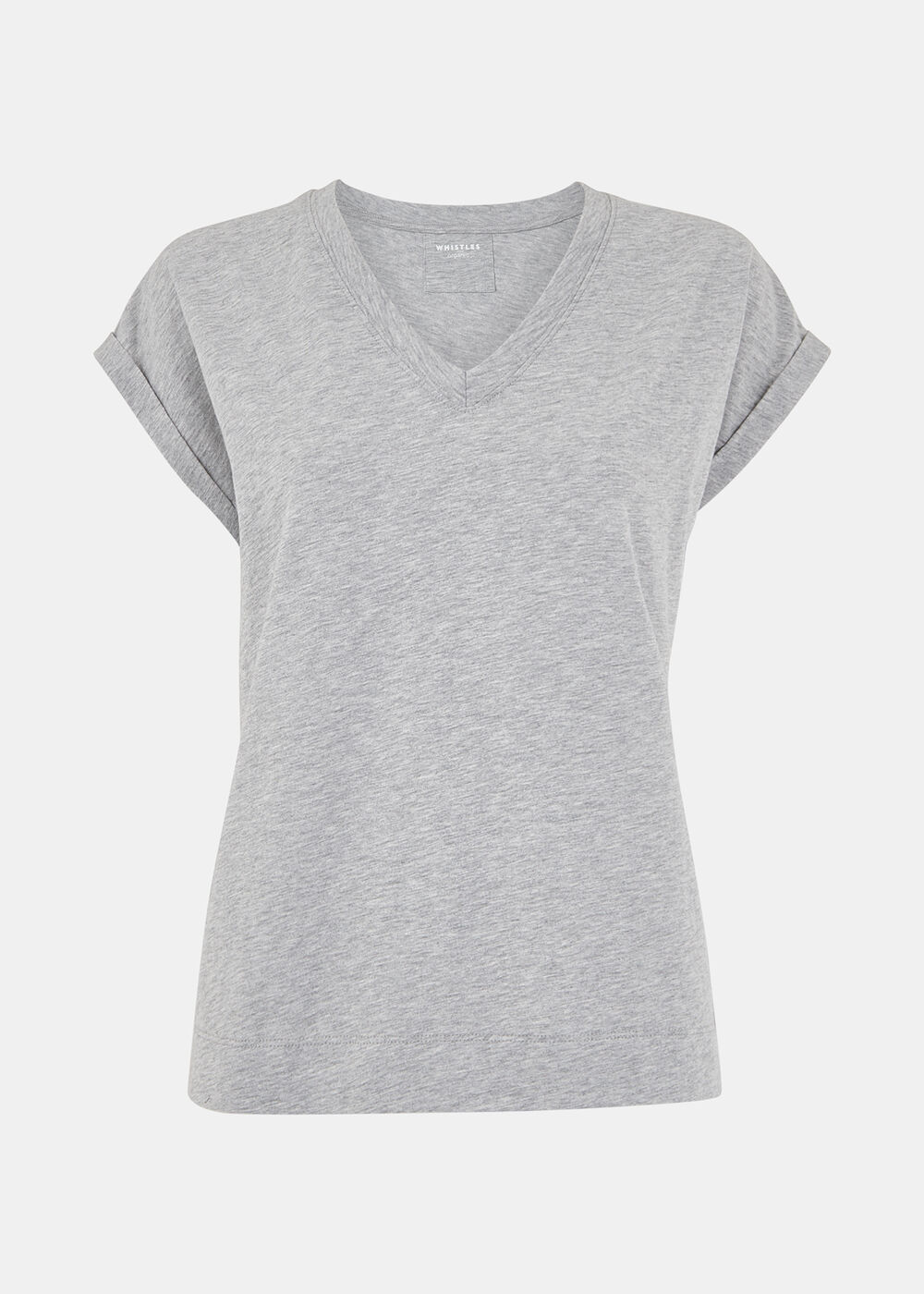 Willa V-Neck Cap Sleeve Tee