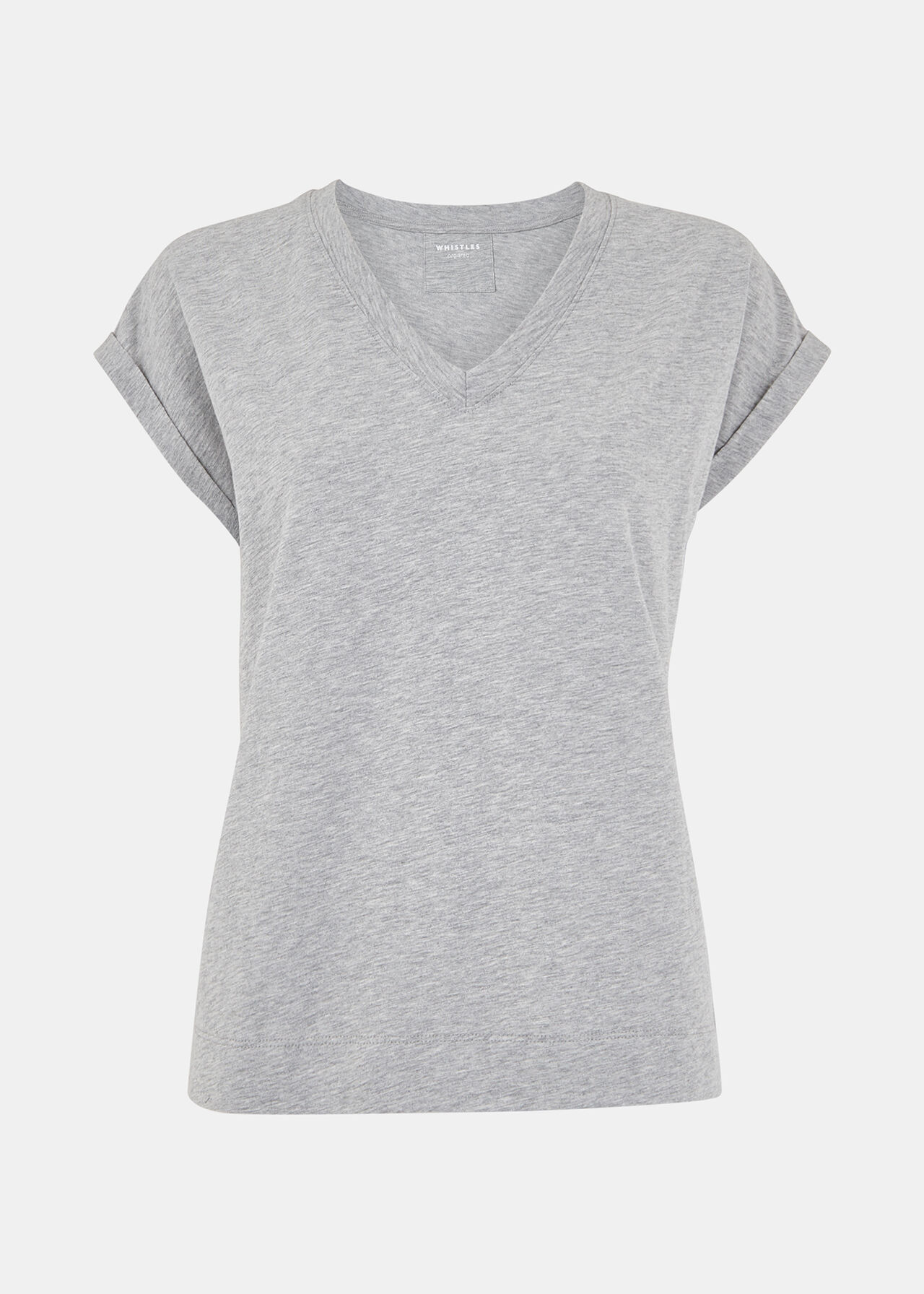 Willa V-Neck Cap Sleeve Tee