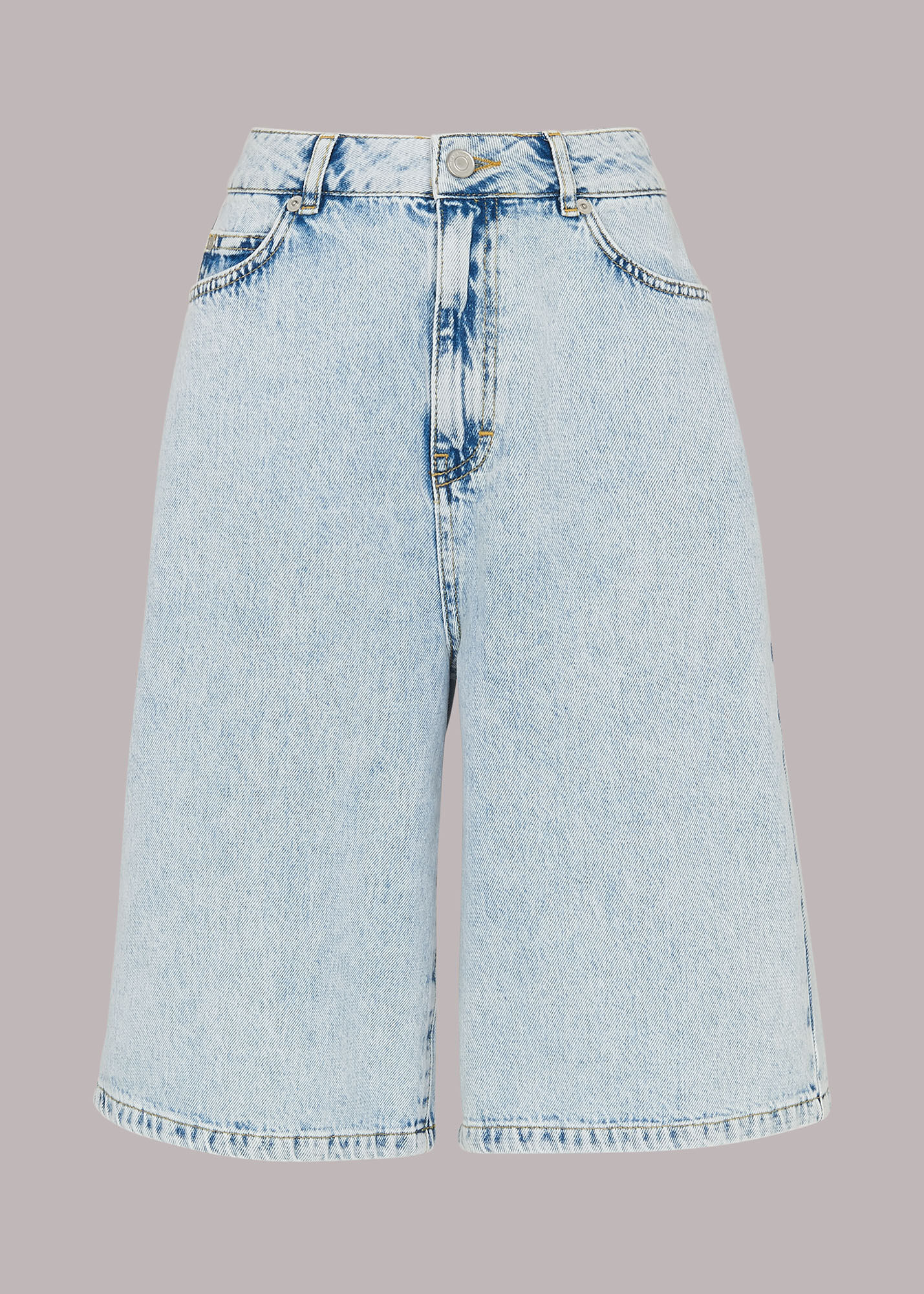 Light Wash Denim Bermuda Short 