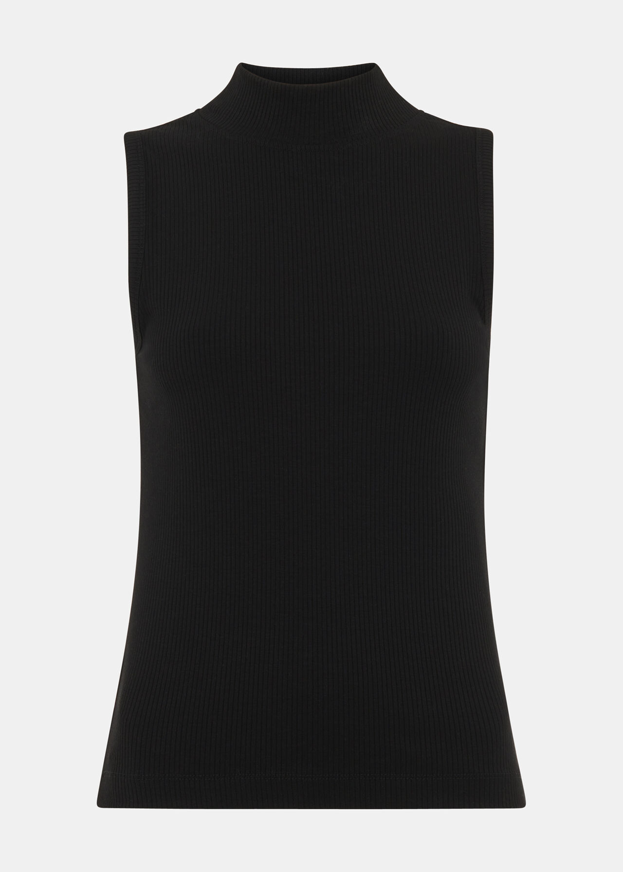 Black Keyhole Cut Out Top | WHISTLES | Whistles UK