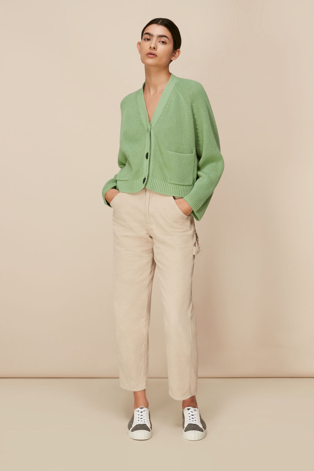 Nora Button Pocket Cardigan