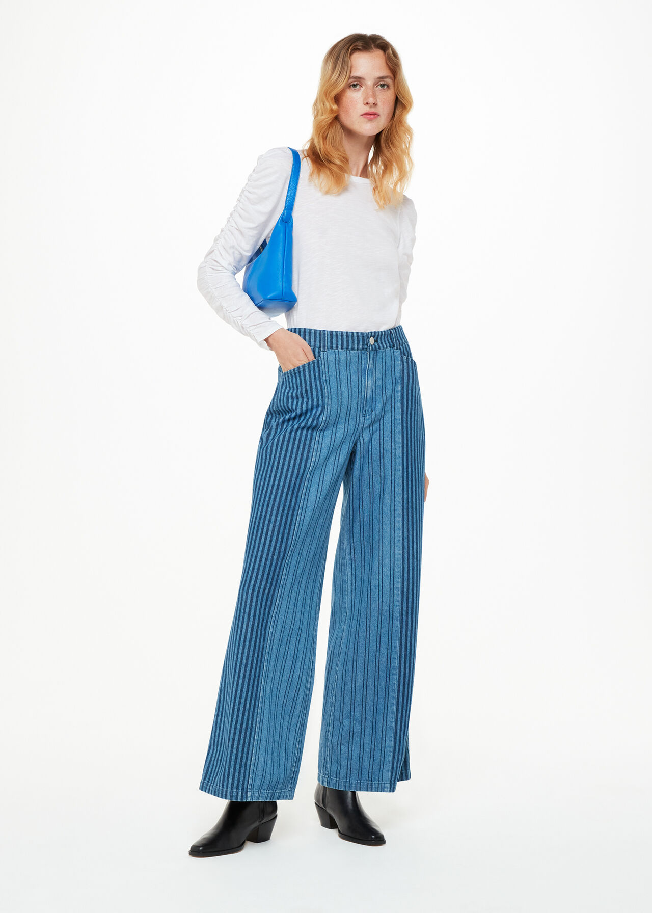 Ruched Sleeve Top