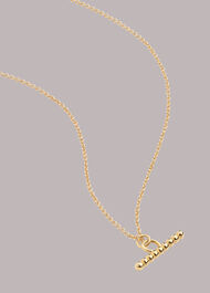 Seed Bead Bar Necklace