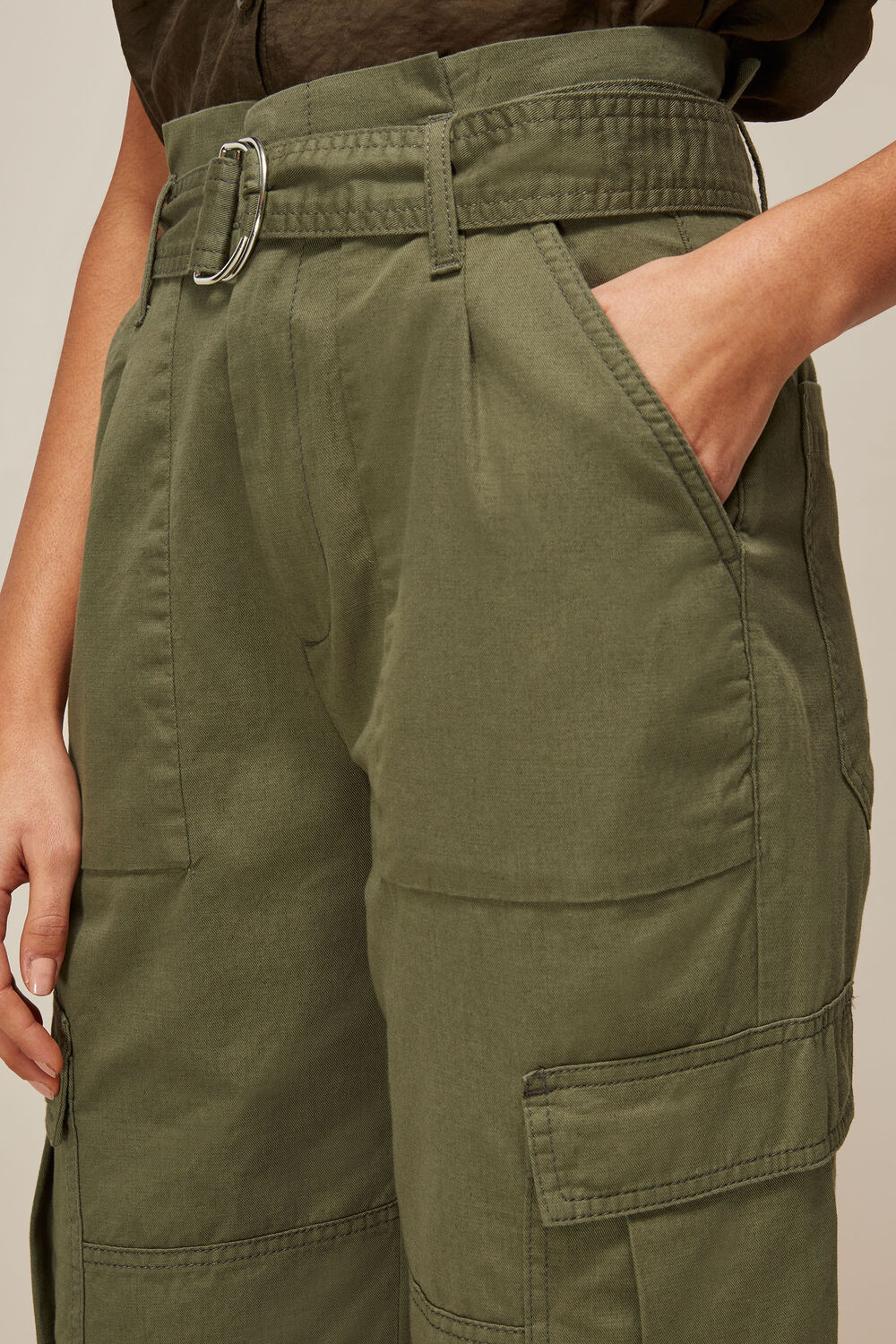 Cargo Military Trouser Khaki