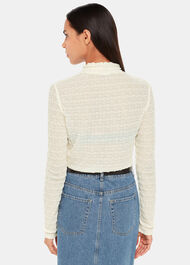 Texture Ruched Top