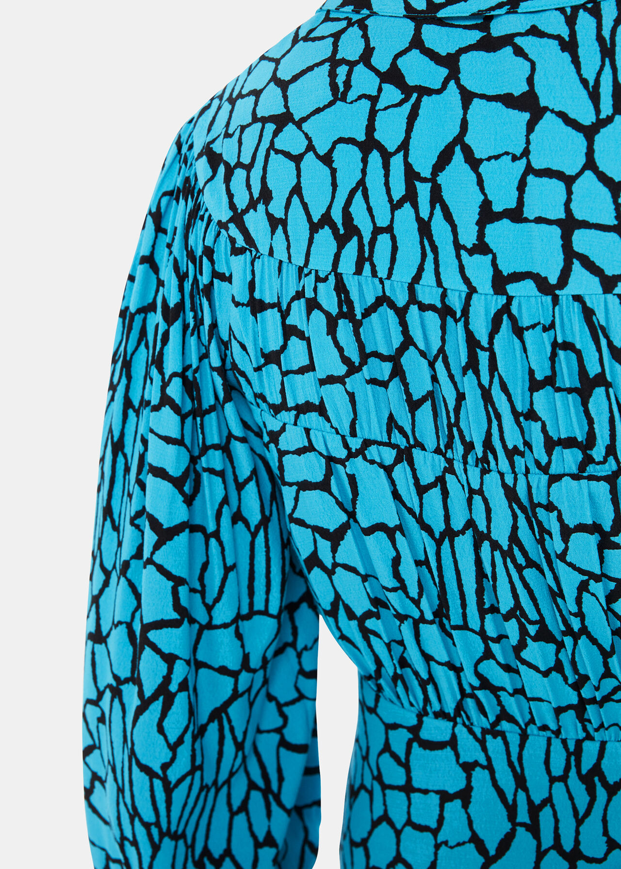 Terrazzo Print Midi Dress