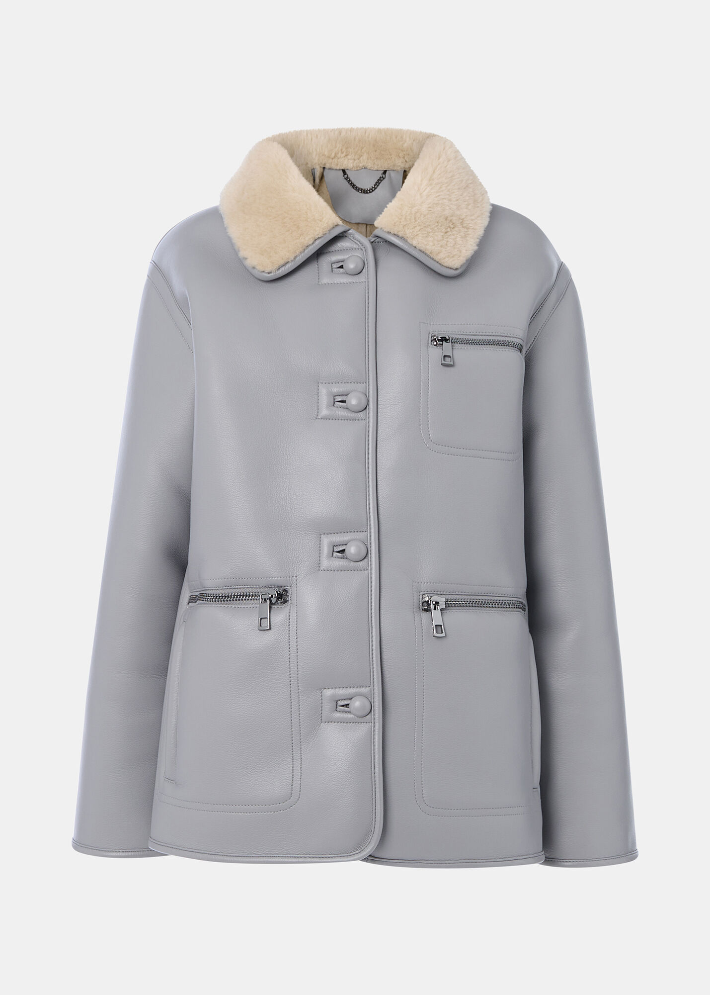 ジャケット・アウター tweed fur  jacket&pocket fur CHANEL_18K_Faux_Fur_Tweed_Jack