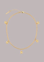 Multi Sphere Pendant Necklace