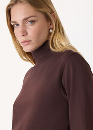 Long Sleeve Funnel Neck Jersey