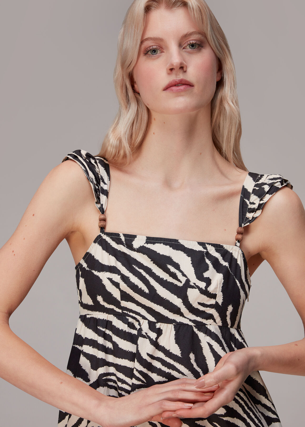 Mountain Zebra Print Dress