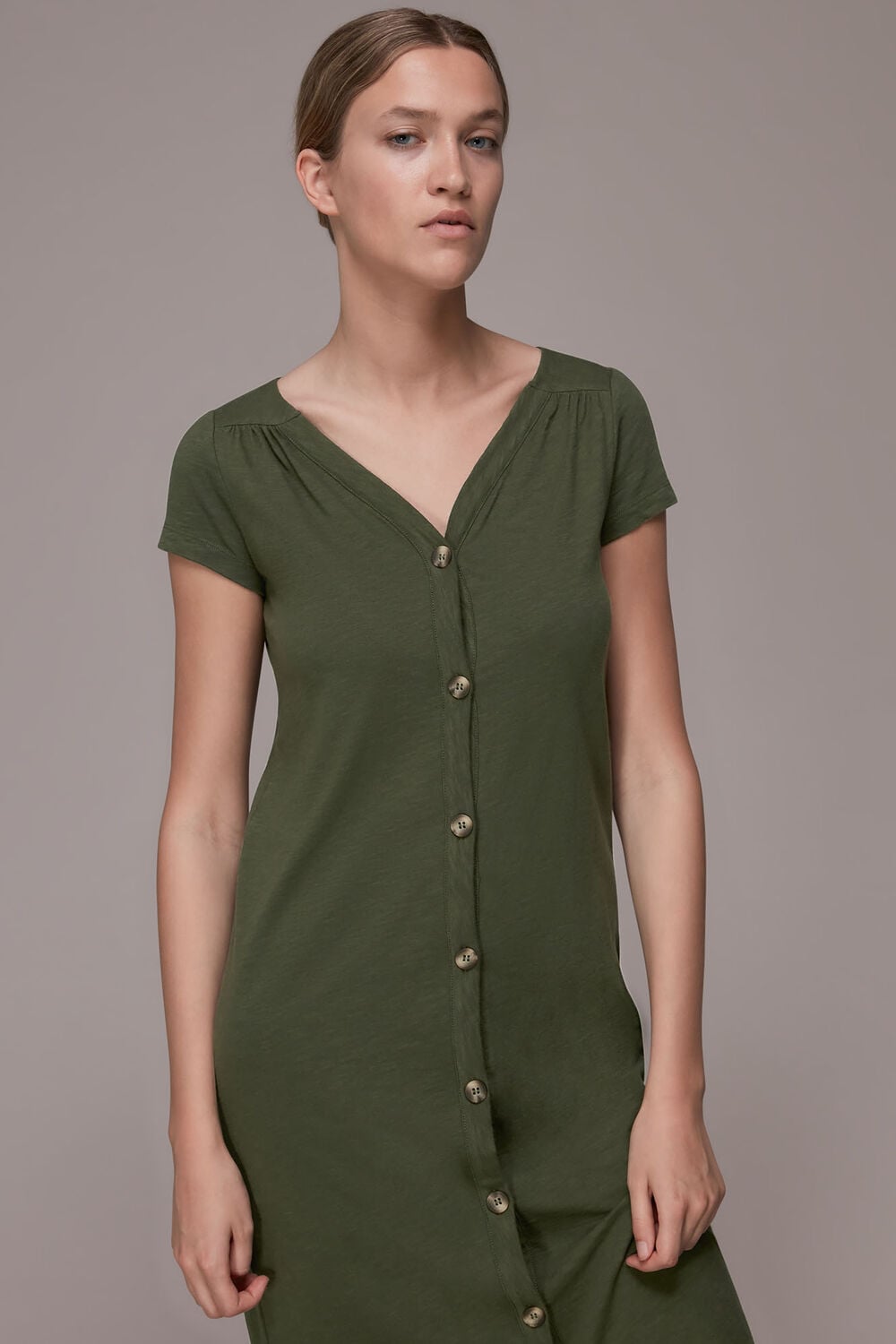 Leonie Button Through Dress