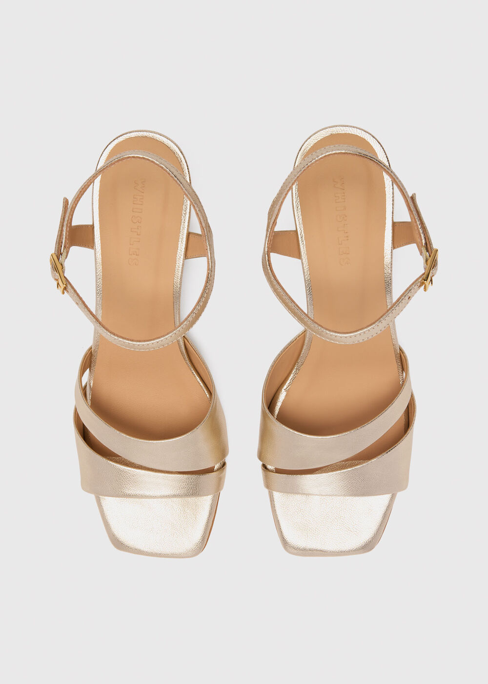 Cutout Block Heel Sandal