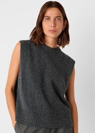 Wool Fleck Sleeveless Tank