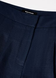 Wide Leg Hopsack Trouser