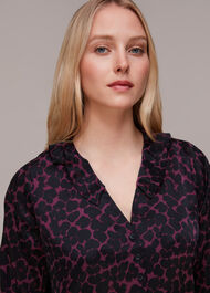 Smudge Animal Frill Dress
