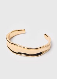 Chunky Irregular Cuff Bangle
