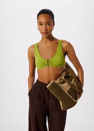 Textured Ring Bikini Top