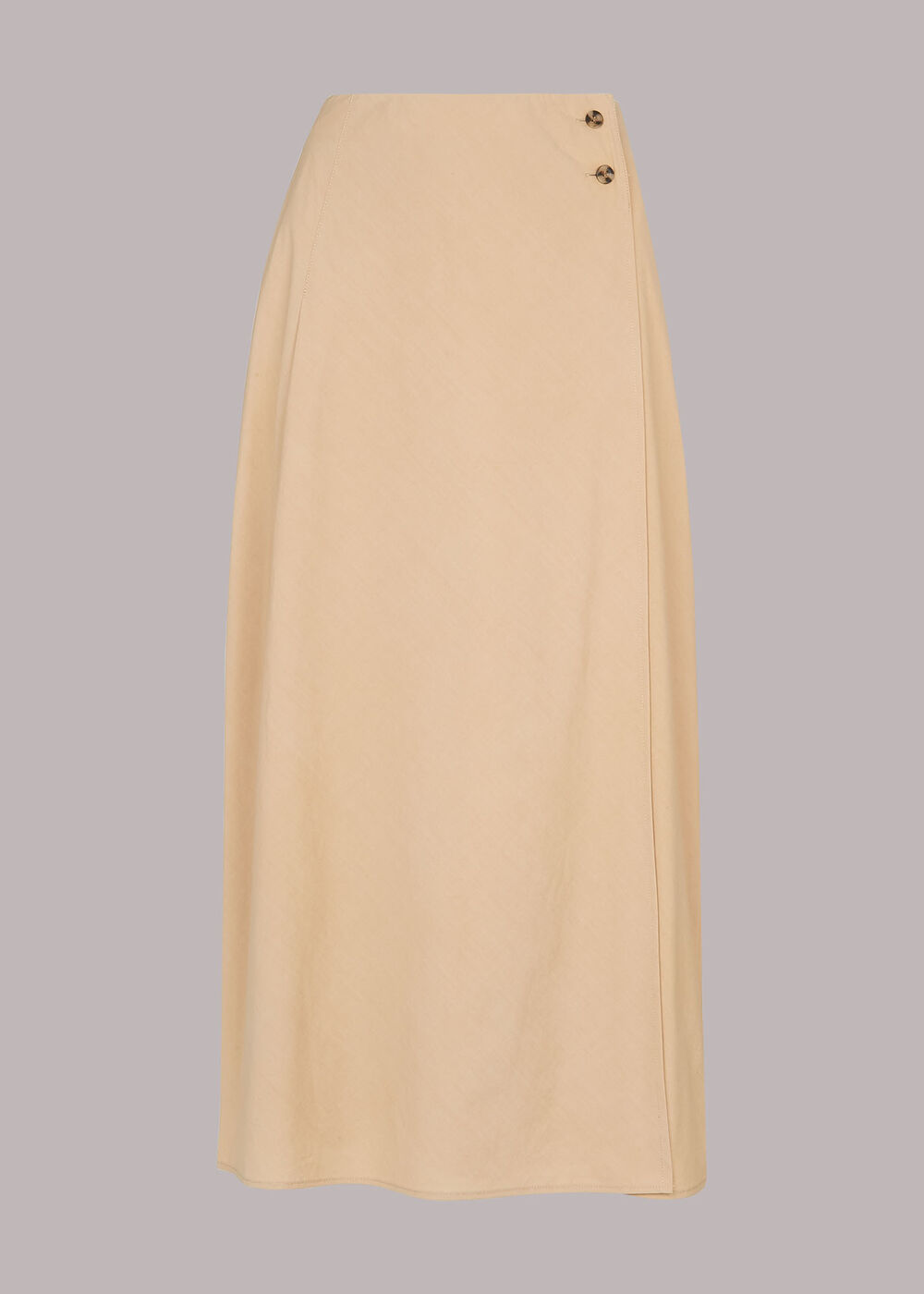 Izzy Poplin Midi Skirt