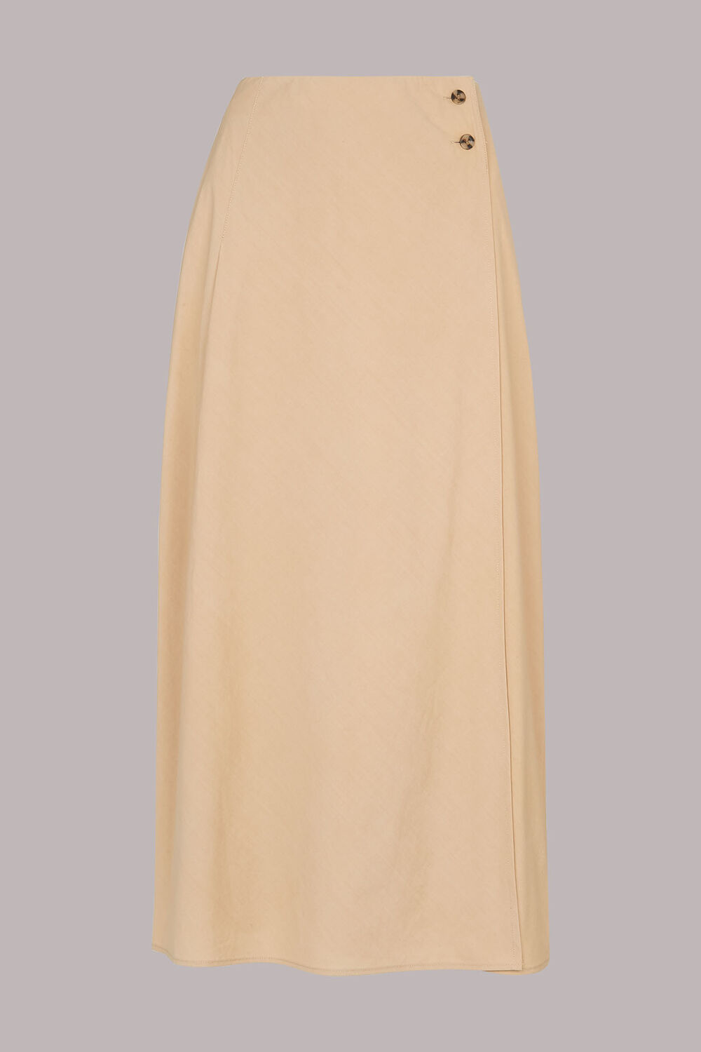 Izzy Poplin Midi Skirt