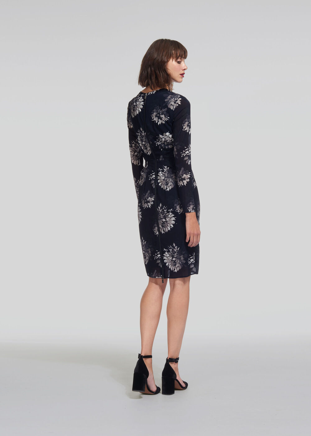 Brushstroke Silk Bodycon