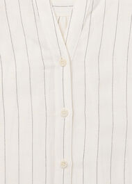 Stripe Long Sleeve Blouse