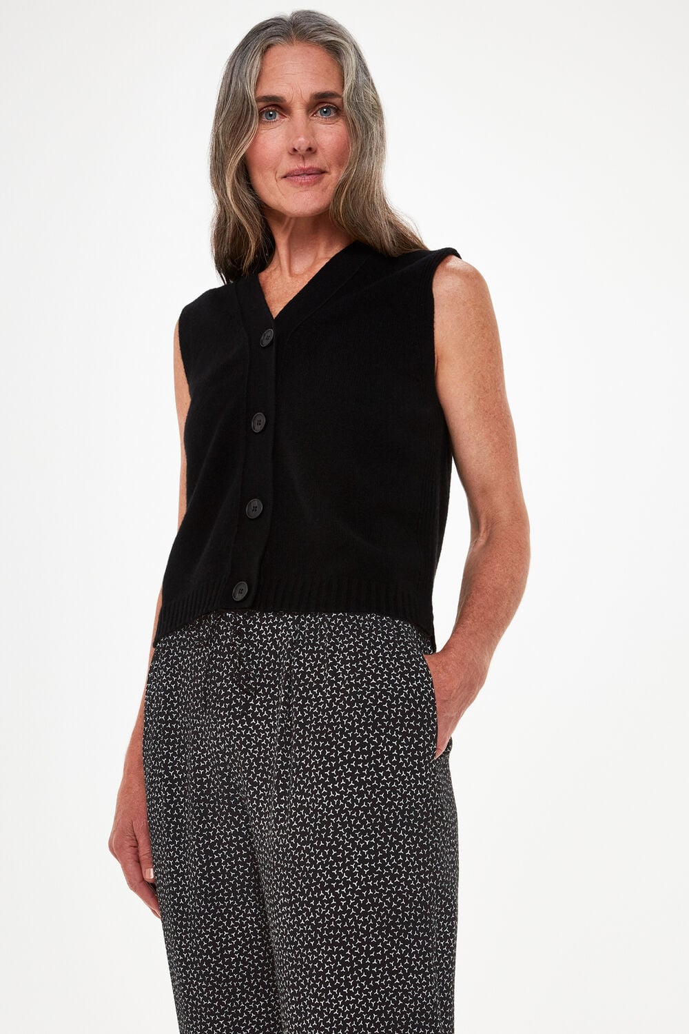 Scattered Y Print Trouser